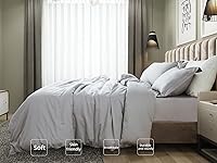 Vista 12 de Full Duvet Cover Set 100% Egyptian Cotton, 3Pcs Bedding Set- 1 Duvet Cover(No Insert) with 2 PillowShams, 400 Thread Count Super Soft Comforter White