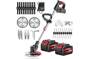 Weed Wacker Cordless, 4 in 1 No-Strings-Attached Grass Trimmer