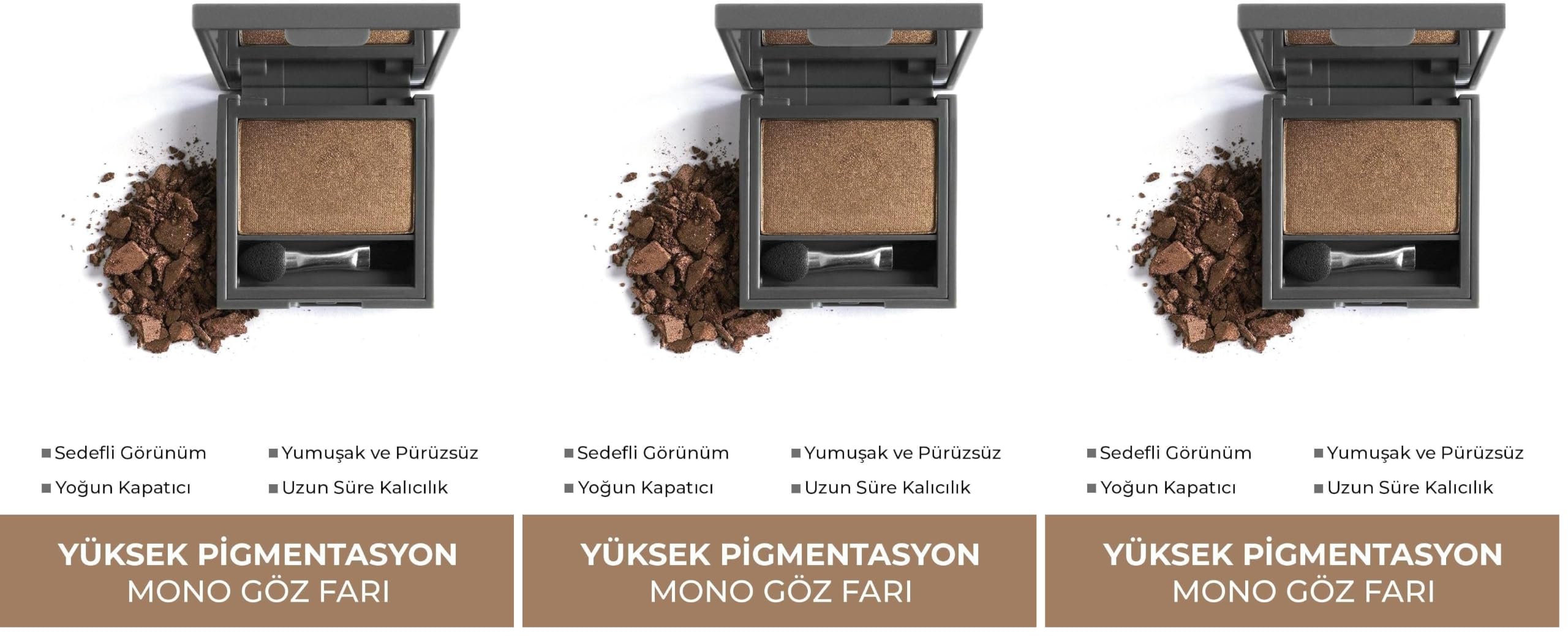 ALIX AVIEN Göz Farı - Mono Eyeshadow 106 Olive Blossom 3,2 G (3 paketi)
