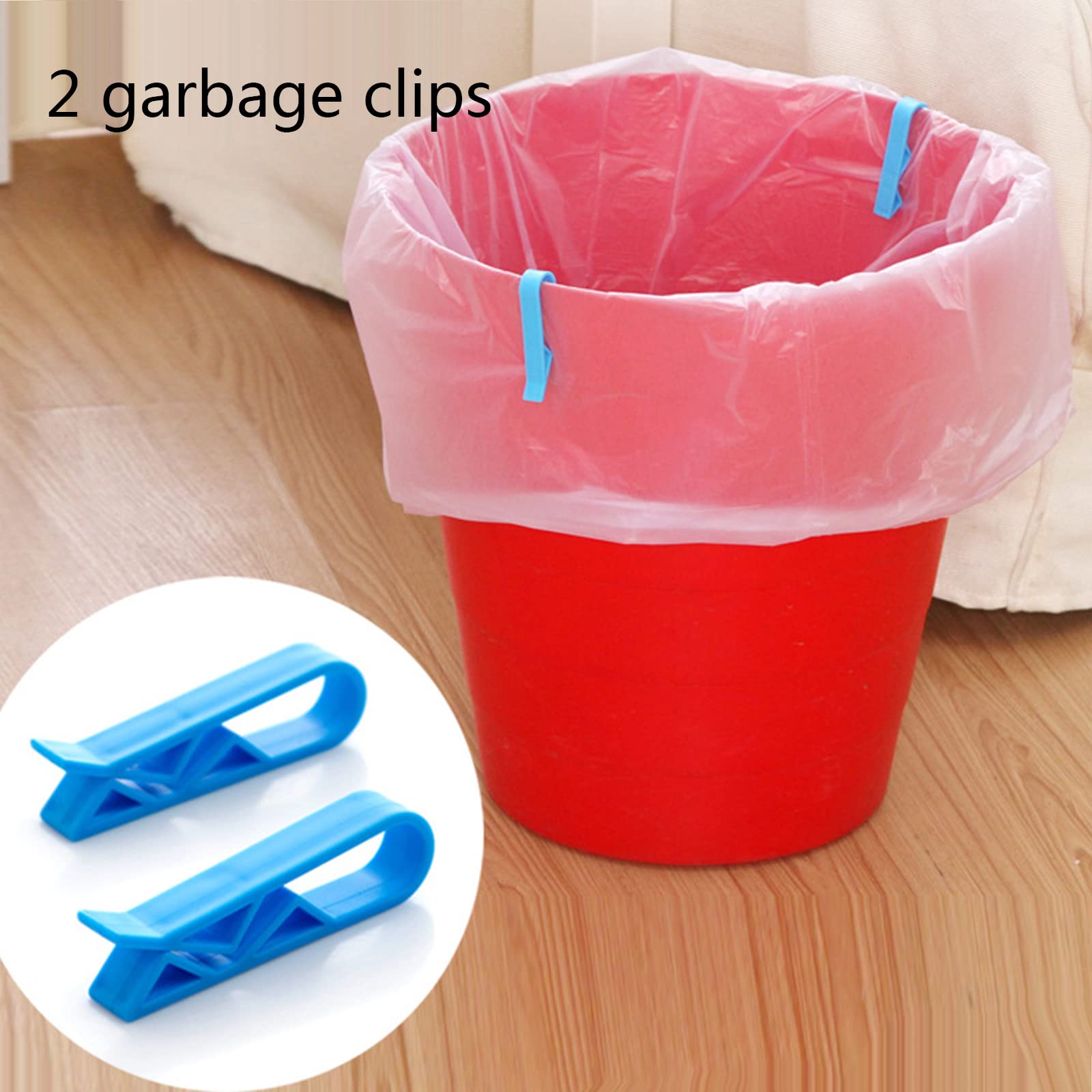 Clip per Pattumiera Antiscivolo 50pz Porta Sacchetti Pattumiera in Clip per Pattumiera Antiscivolo 50pz Porta Sacchetti Pattumiera in