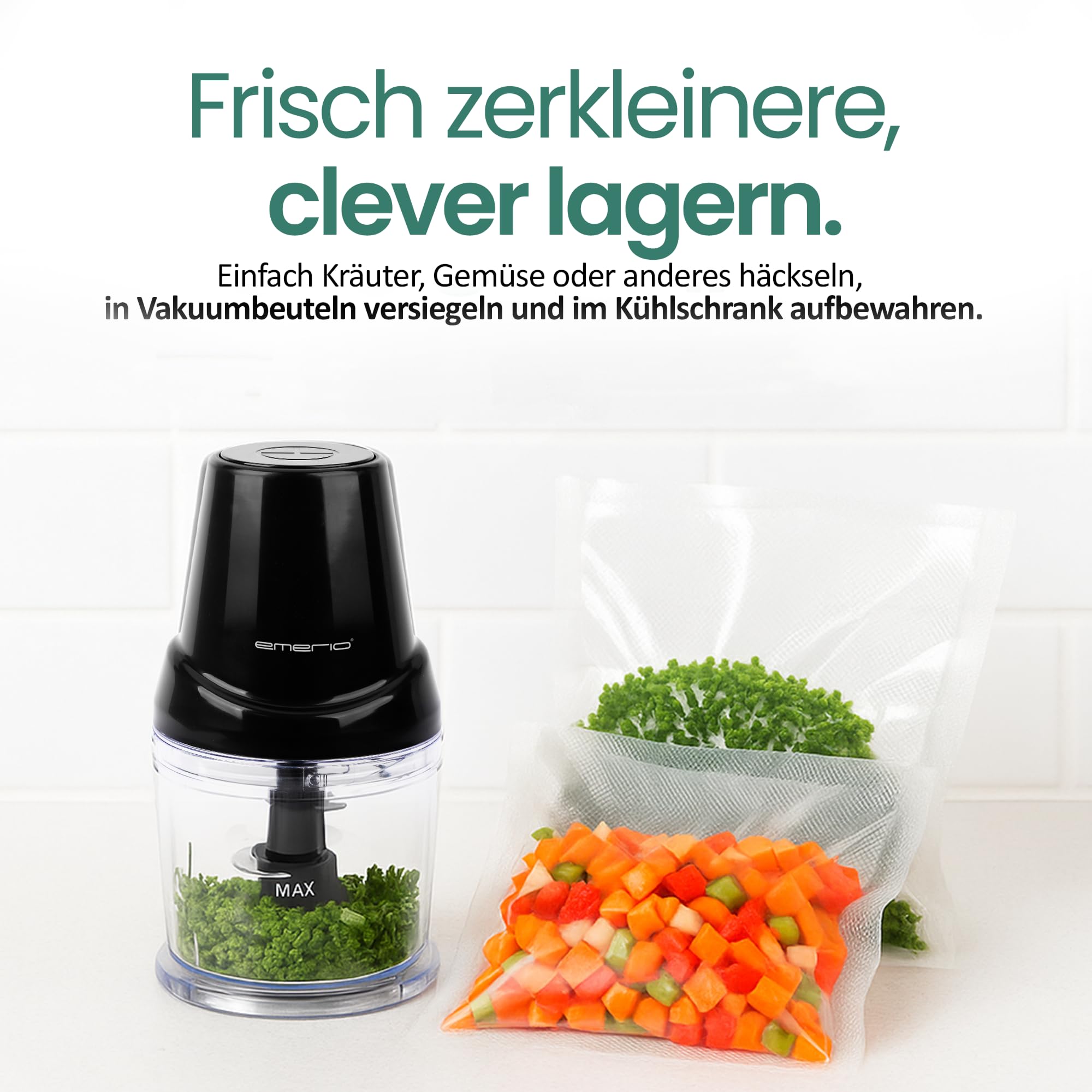 Emerio Universal Zerkleinerer MC-132890 Fassungsverm 500 ml