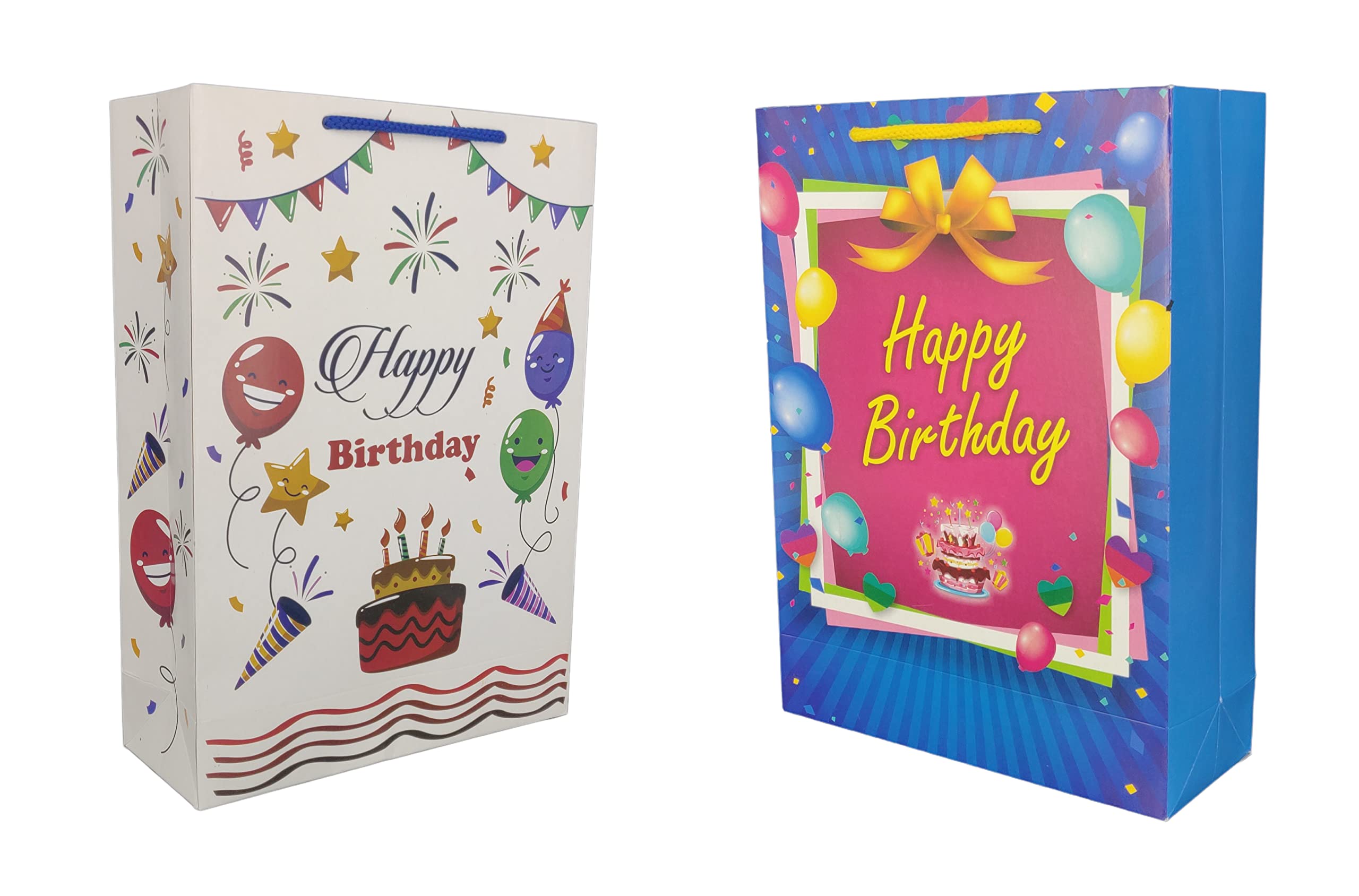 TASCHE Star Birthday and Ribbon Birthday Assorted Design Printed Paper Carry Bags | Gift Bags for Return gifts, Birthday and presents (11 * 8 * 3 Inches)(Pack of 40) (B0BZJGXK74) Amazon Price History, Amazon Price Tracker