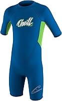 Vista 1 de O'Neill Reactor - Traje de neopreno corto para niños pequeños, 3 océano/Dayglo (5127B)