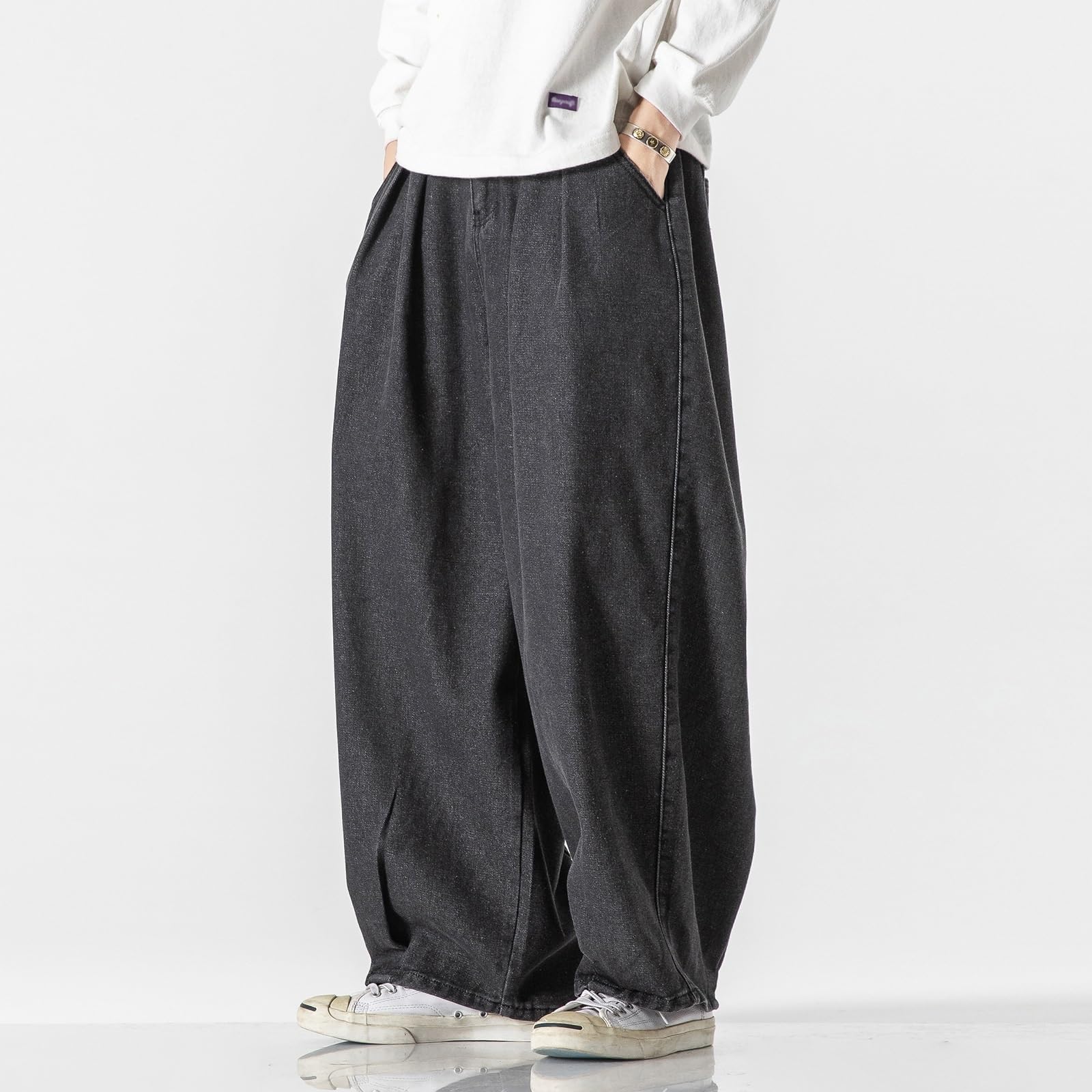Męskie spodnie jeansowe hip hopowe spodnie jeansowe joggery Harajuku Streetwear Y2K proste nogawki spodnie dla nastolatków chłopców do skateboardingu