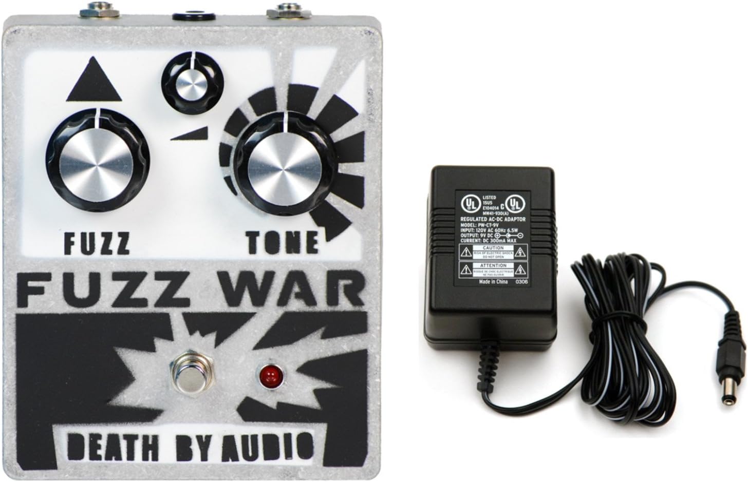 Death by Audio Fuzz War Pedal w/ Power Supply