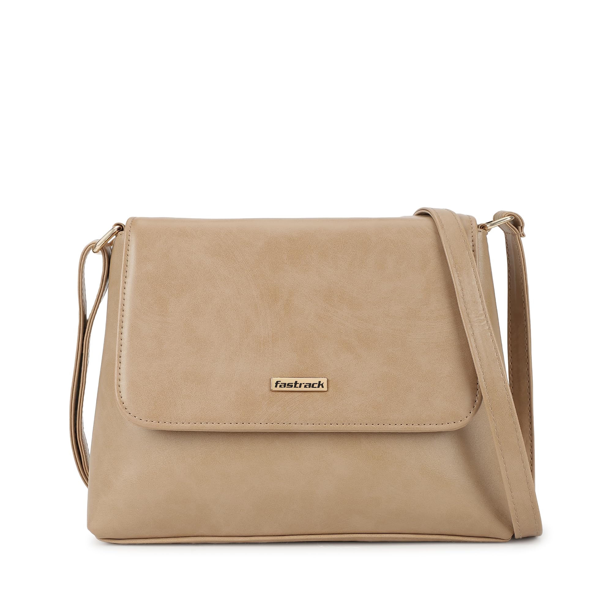 Structured Sling Bag with Button Closure for Women | Adjustable Sling Straps | Ladies Purse Handbag | Slings for Casual Carry | Trendy Women Handbags-image-17