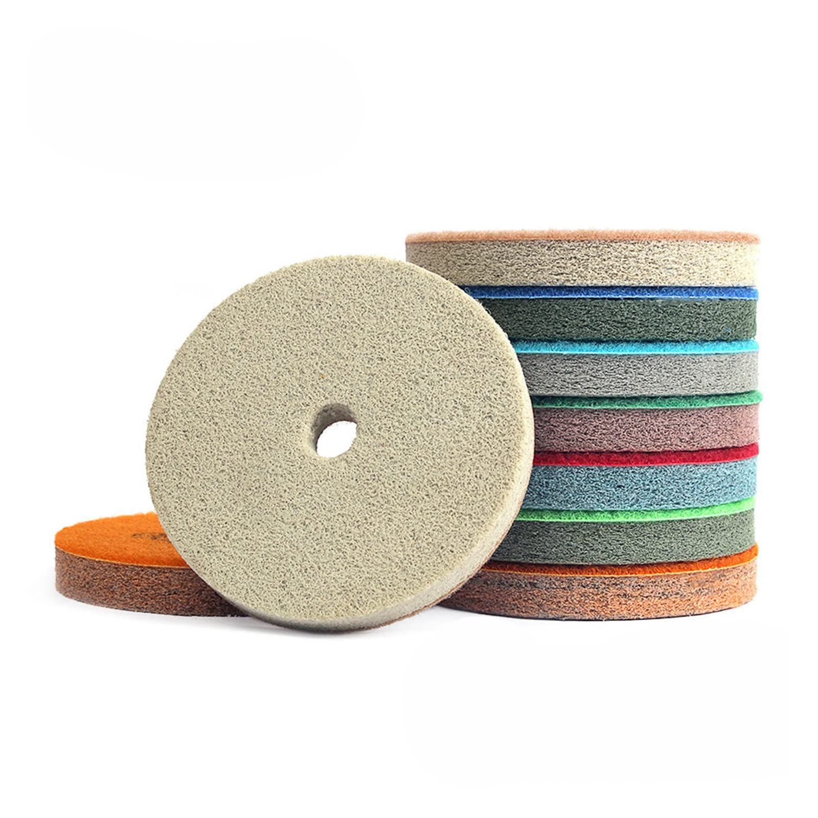 3quot;Almohadilla de pulido Flexible de esponja de piedra de mármol de 80MM for suelo de hormigón de granito herramienta de pulido de guijarros de piedra de cuarzo 7 Uds fangzi (Size : 1000,