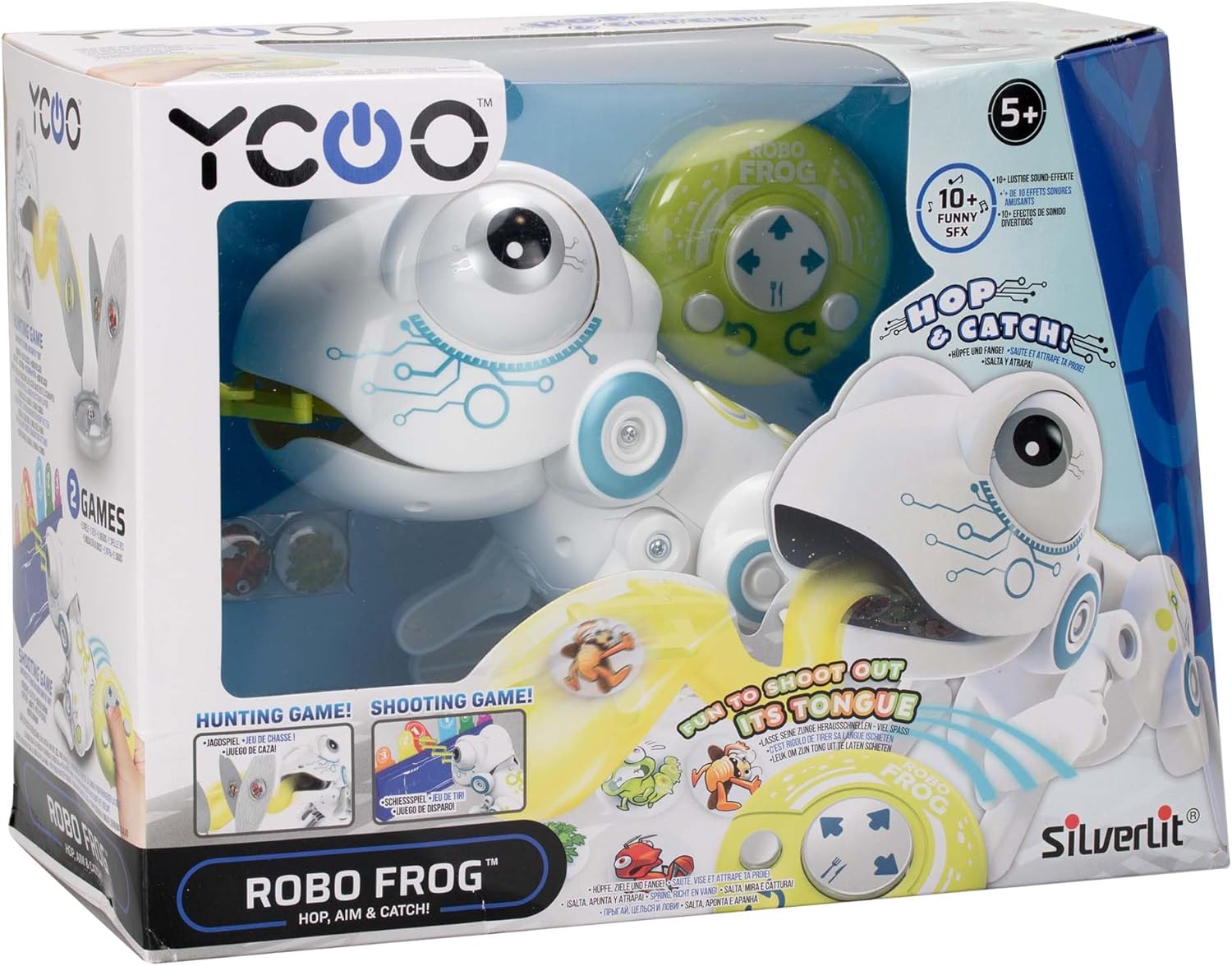 Silverlit Robo Frog YCOO Robo Frog Remote Controlled Frog That can Jump, Play Games, Grab Things and Make Sounds