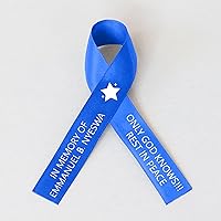 Vista 11 de 10 cintas conmemorativas personalizadas, cinta conmemorativa personalizada, cinta funeraria con (nombre - fecha), cinta de nombre personalizada