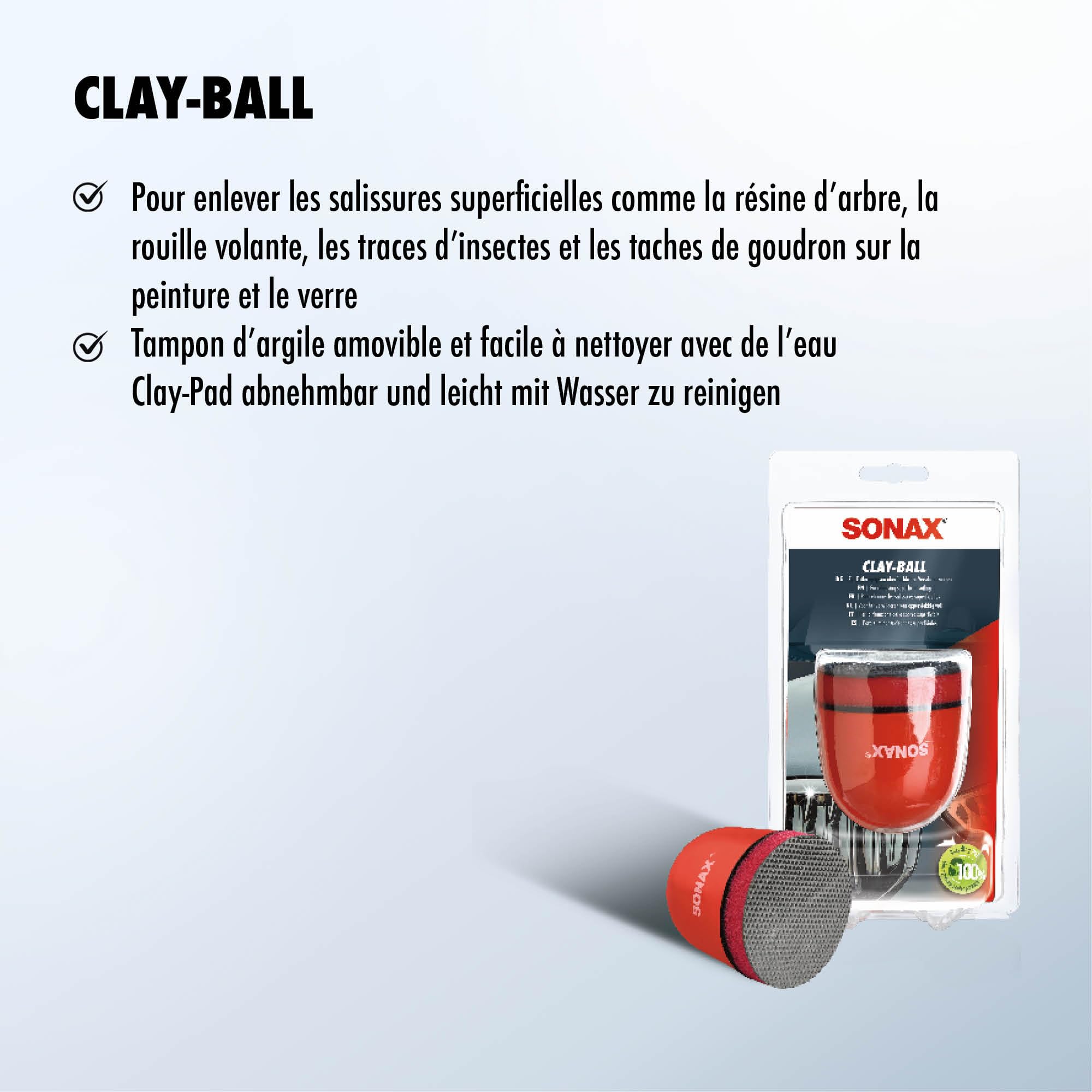 SONAX Clay-Ball (1 pièce)