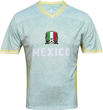 Fan Soccer Jersey - Brazil, Argentina, Mexico & USA Men Football Shirt for Sports Training