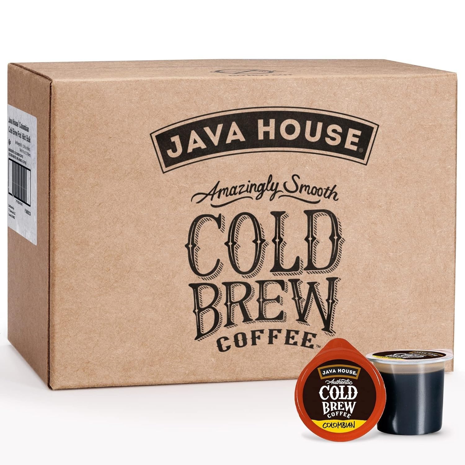 Java House Cold Brew Coffee, Colombian Medium Roast Coffee Concentrate Liquid Pods - 1.35…