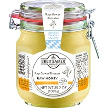 Breitsamer Honey Flip-Top Jar, Rapsflower Blossom, 35.27 Ounce