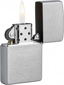 Isqueiro Zippo Cromado Brushed Chrome Ref 200