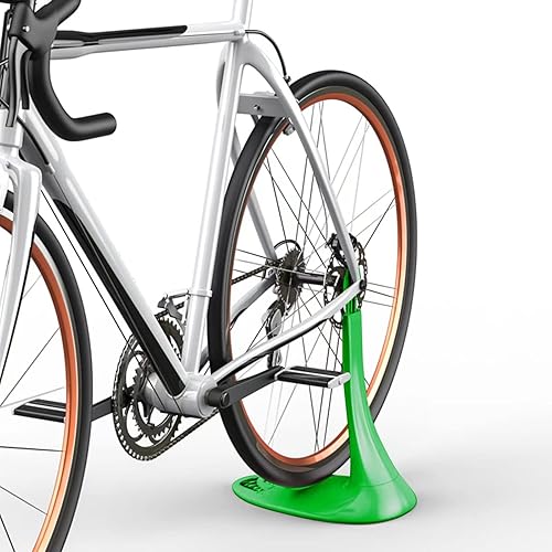 Miniatura 6 de WEEROCK Soporte de bicicleta de plástico ligero para almacenamiento en interiores, soporte de estacionamiento para garaje, apartamento, se adapta a