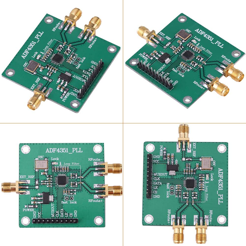 Cadeaux de mai Synthétiseur de fréquence source de RF - Carte de développement ADF4351 du synthétiseur de fréquence à boucle de verrouillage de phase - 35M-4.4GHz