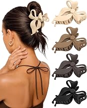 4 Pcs Butterfly Hair Clips for Women 11cm Non Slip Hair Clips Hair Clips