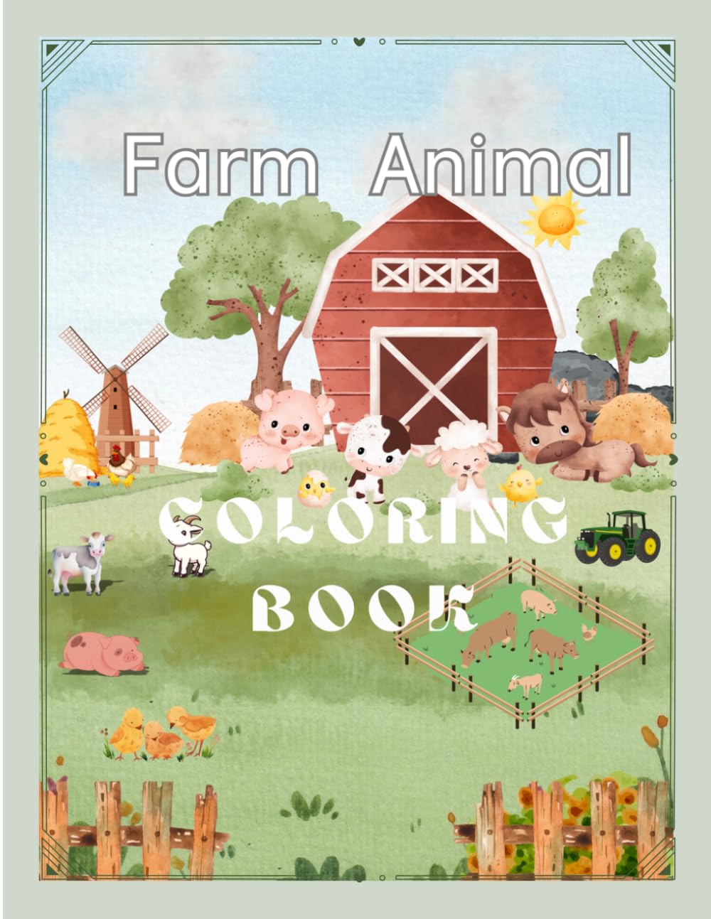 FARM ANIMAL COLOURING BOOK