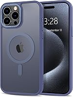 Vista 244 de Anuck - Funda magnética para iPhone 11 compatible con MagSafe, carcasa trasera mate translúcida dura, borde de TPU, delgada, resistente a impactos