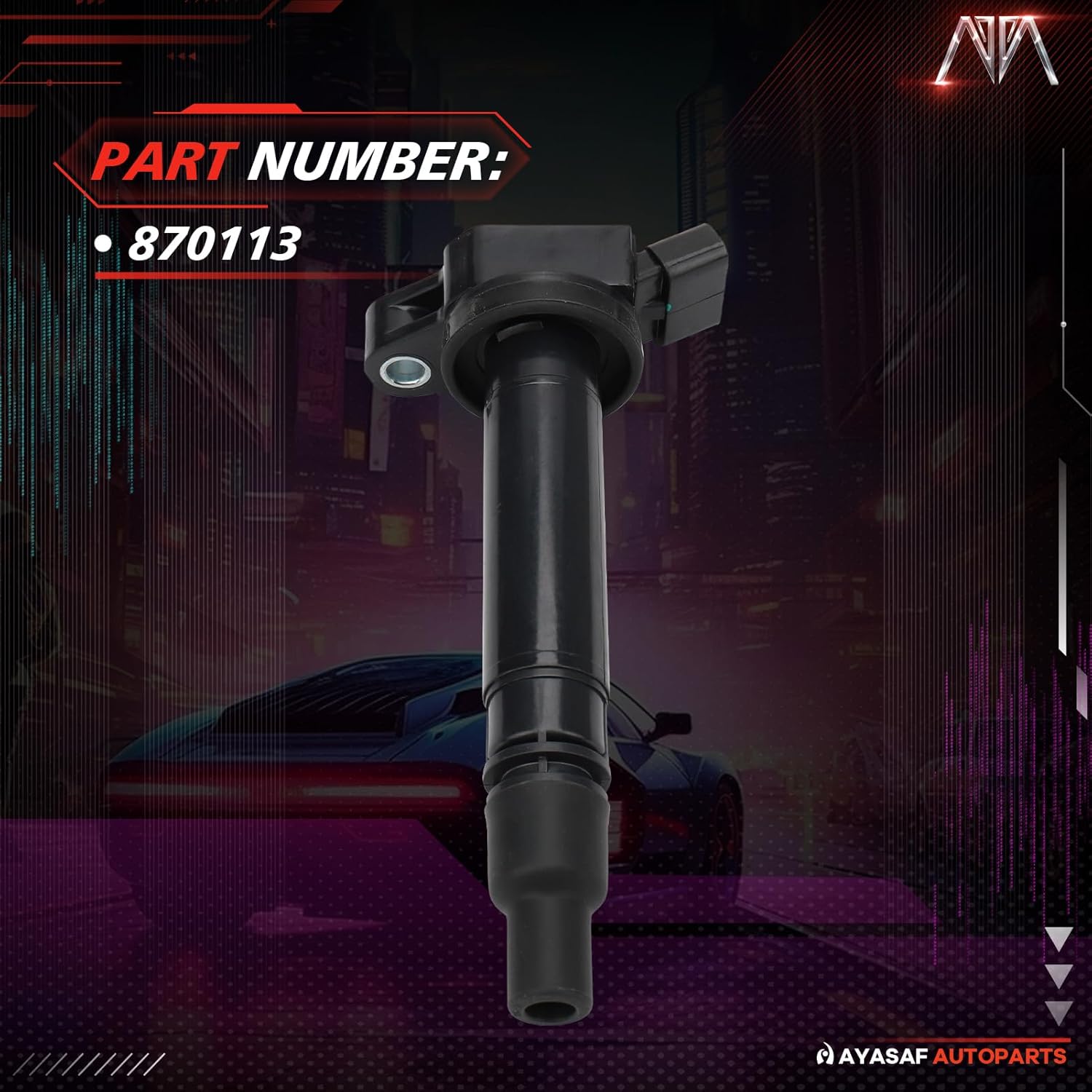 MAYASAF UF630 [Pack of 4] Ignition Coils for Toyota 2010-2016 4Runner 4.0L V6, 2013-2015 Avalon, 2010-2016 Camry, for Lexus 2013-2016 ES300h, 2005-2006 GS300, 2007-2015 GS350