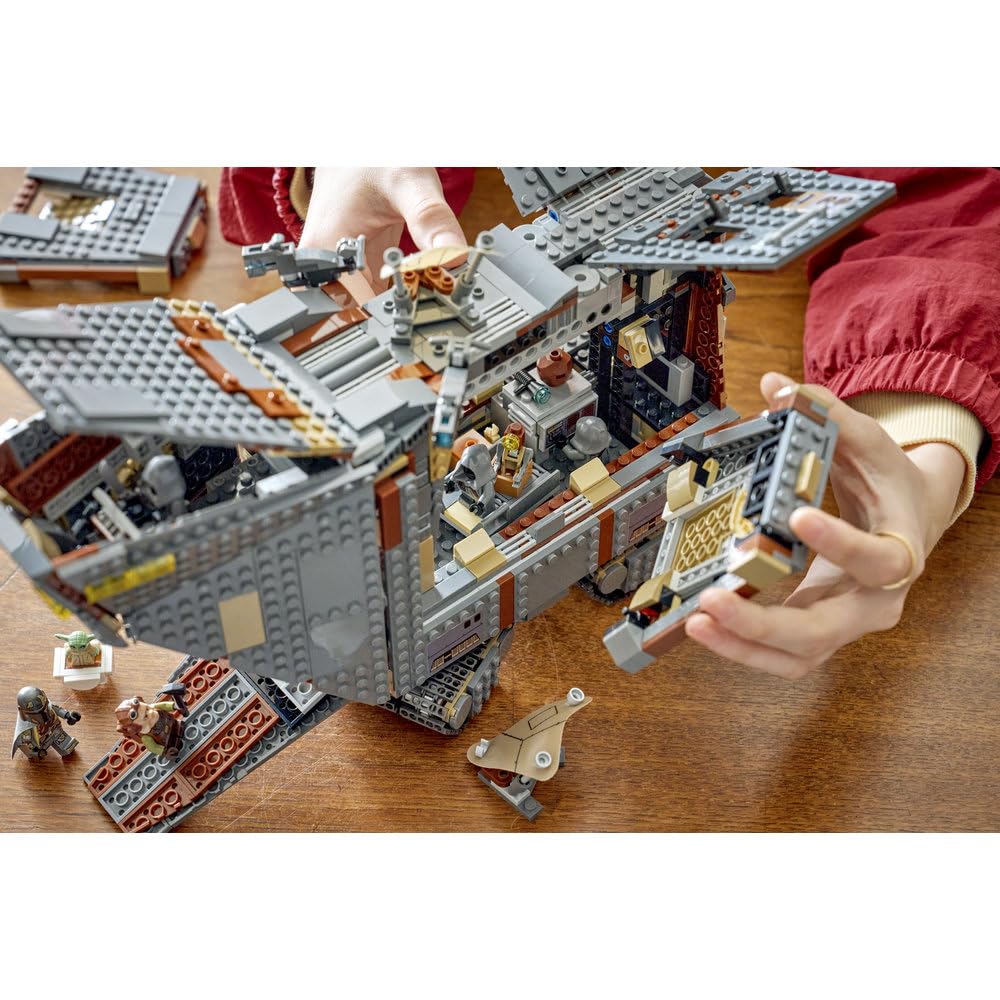 LEGO Star Wars Piaskoczołg wędrownych Jawów i bagnorożec 75453 | Model czołgu, pojazd z Gwiezdnych Wojen, prezent dla fana Star Wars 14+, klocki konstrukcyjne dla nastolatków, 1683 elementy