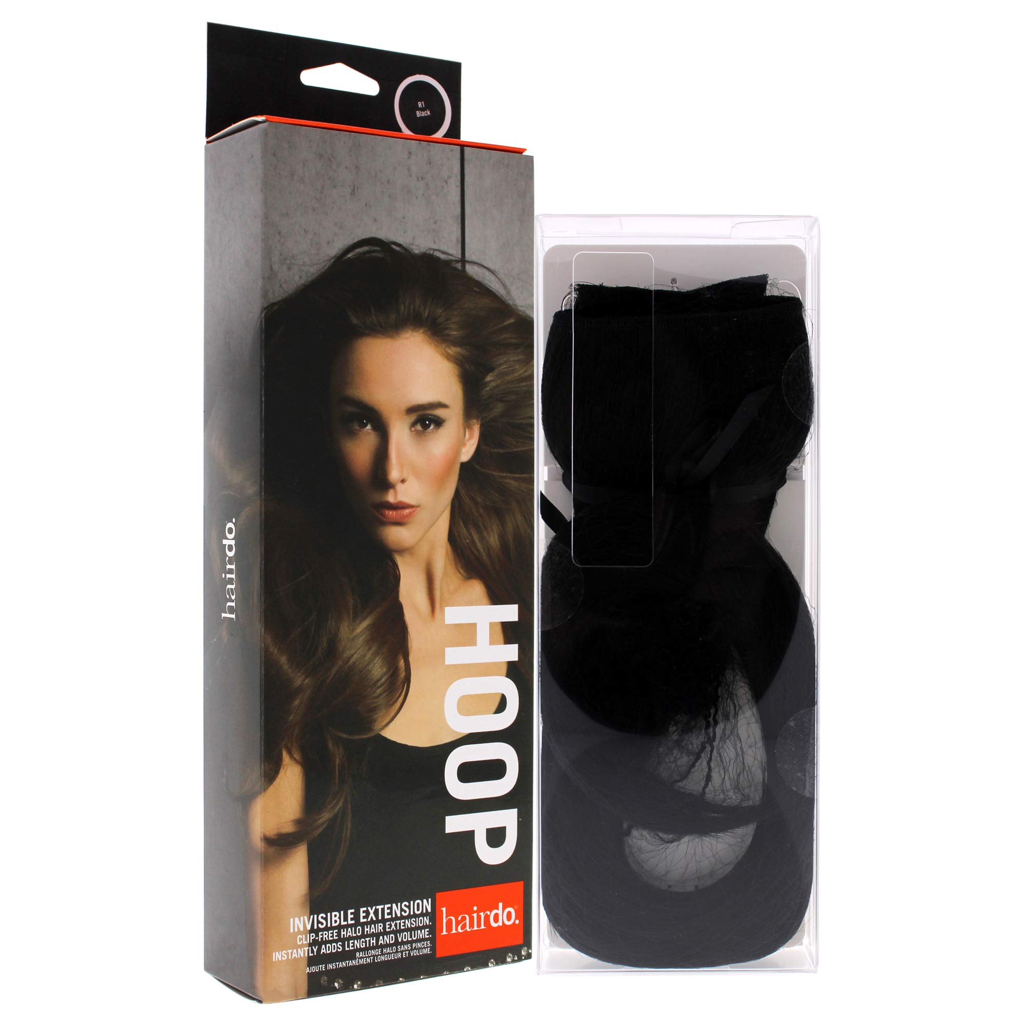 Hairdo Extension Invisible R1 - Extension da donna, 1 unità, colore: Nero