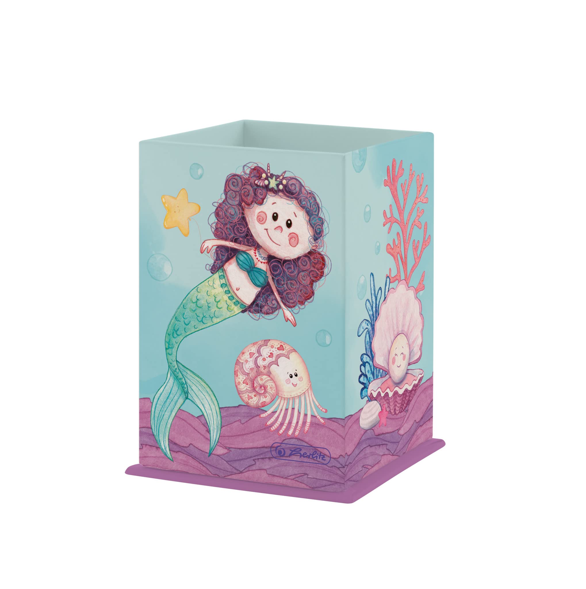 herlitz Mermaid Rectangular Cardboard Quiver