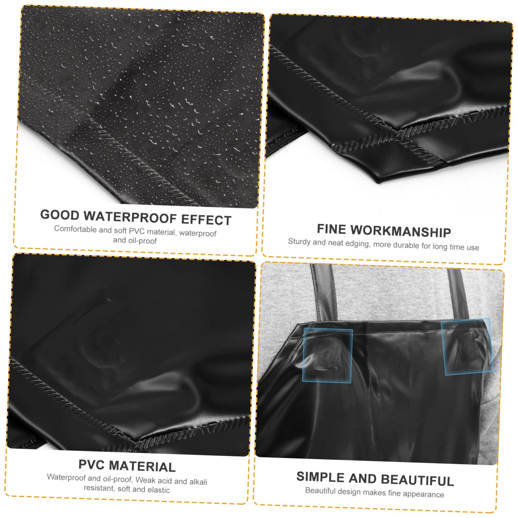 OFFSCH Heavy Duty Pvc Apron Kitchen Cleaning Apron Suitable for Butchers Commercial Use