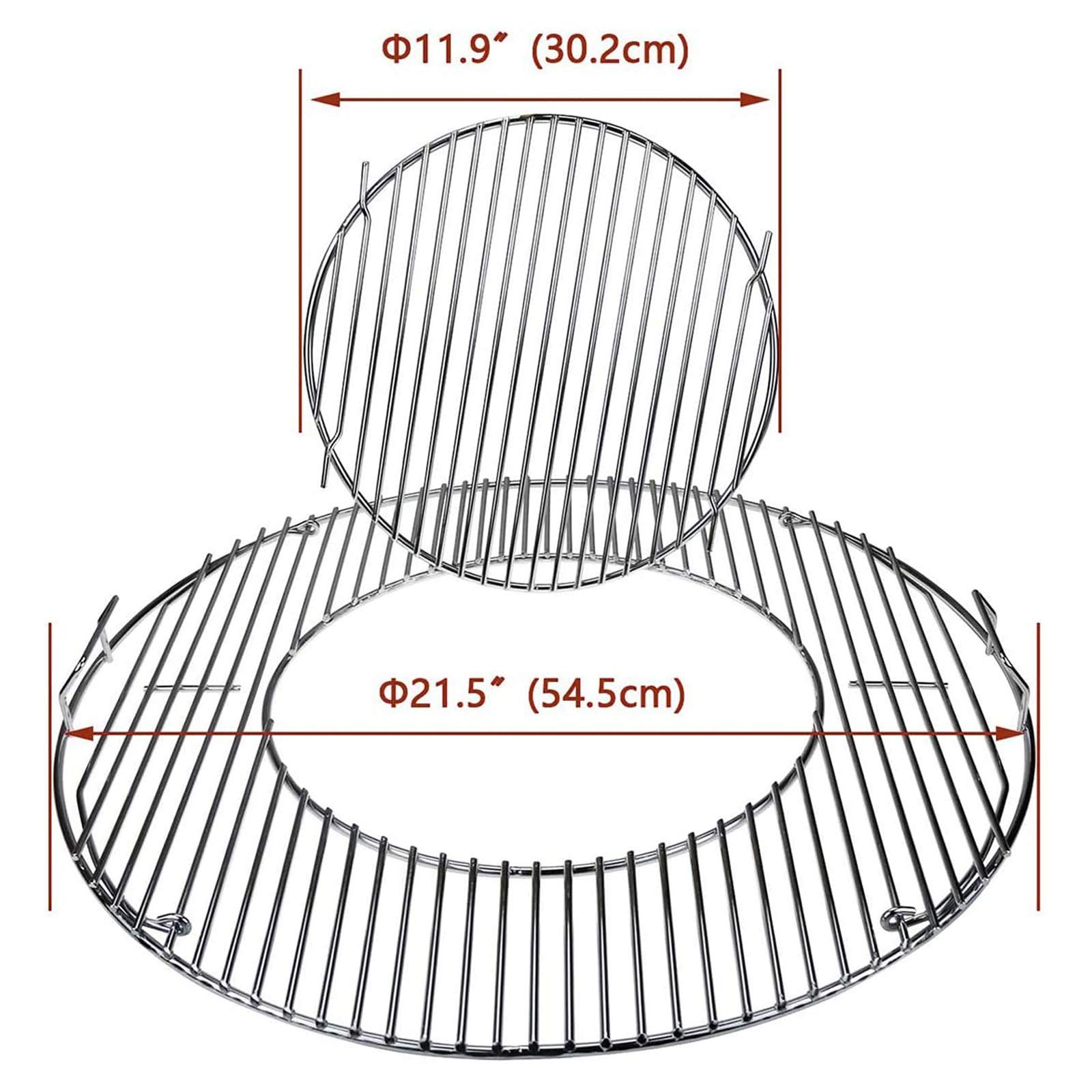 GFTIME 8835 Cooking Grate, 7441 Charcoal Grate and 7444 Cleaning System