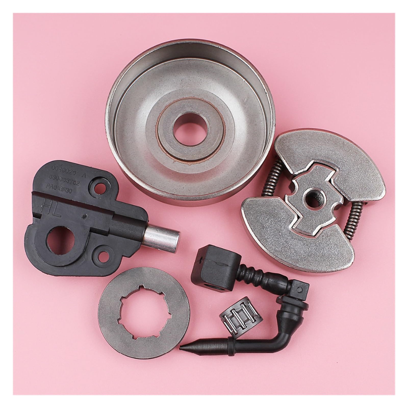 Tambor de Embrague .325 8T Rim Sprocket Bomba de Aceite Kit de cojinete de Aguja for Partner 350 351 Repuesto de Motosierra