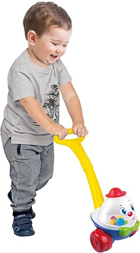Winfun Push Along Humpty Dumpty Toy – Walking Encouragement Toy for Toddlers with Popping Balls, Handle & Wheels – Gross Motor Skill Development for Kids 12M+ – Indoor/Outdoor Play