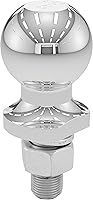 CURT 40003 2-Inch Chrome Trailer Hitch Ball - 3,500 lbs Capacity, 3/4 x 1-3/4 Inch Shank, Universal Fit for Trucks & SUVs
