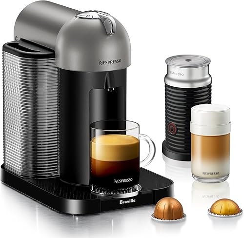Miniatura 20 de Breville Nespresso Vertuo - Máquina de café y espresso, cromo y cápsulas VertuoLine, paquete variado de espresso, café espresso tostado medio y