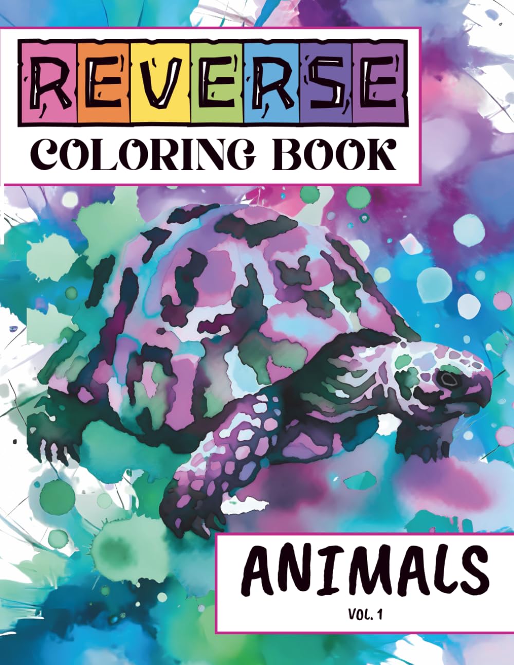 Reverse Coloring Book solution stress adulte livre dessin aquarelle sans savoir peindre