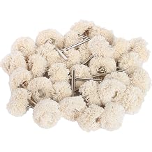 30pcs Cotton Polishing Buffing Wheel for Rotary Tool Polising Kit - Polishing Wheel or Silver Polish Wheel - Watch Polishing Kit - Jewelry Polishing Kit Thread