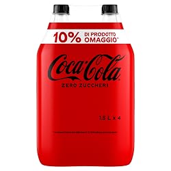 Offerta Coca-Cola Zero Zuccheri Zero Calorie - 4 Bottiglie da 1,5 L in sconto oggi