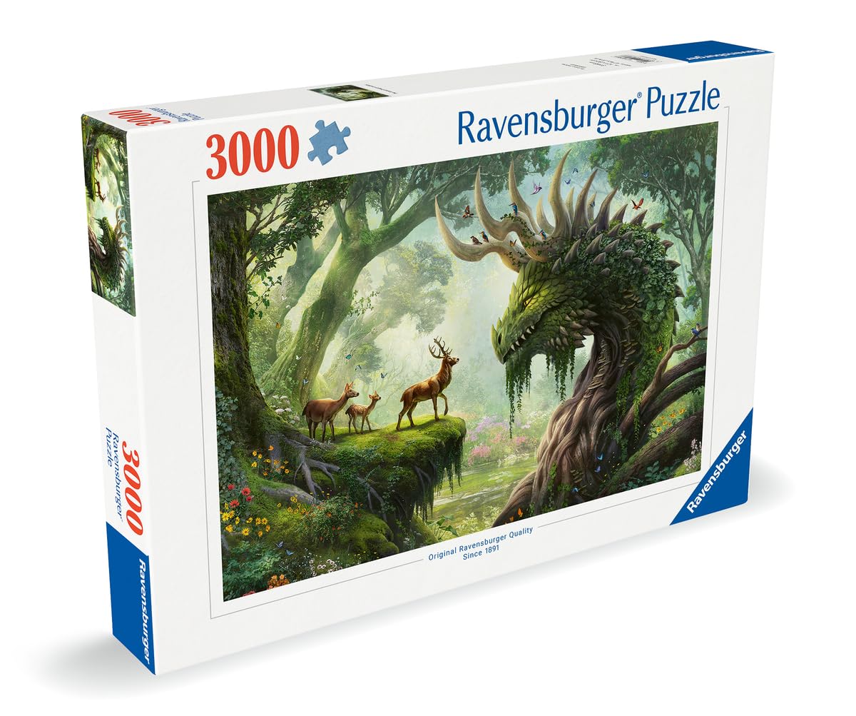 Puzzle Ravensburger De Dragón - 300 Piezas XXL, Para Niños De 9 Años En Adelante Y Adultos, Calidad Premium