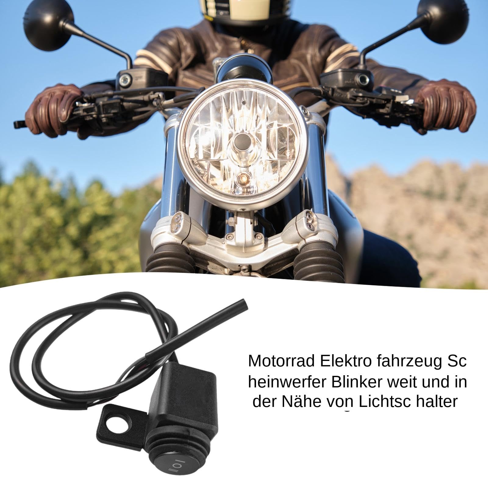 Motorrad-Blinkerschalter, Motorrad-Lichtschalter -  Produktbild-Vorschau 4