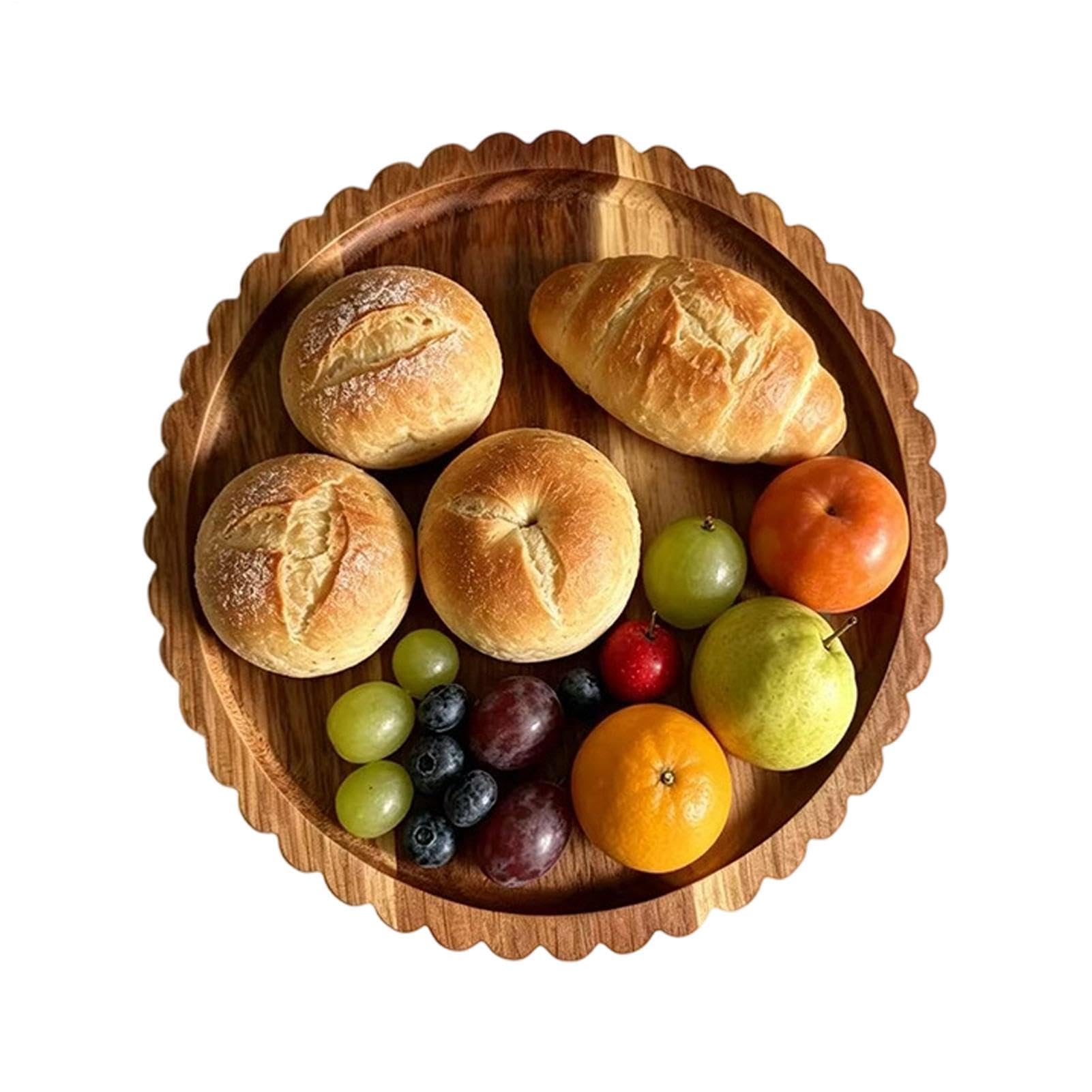 Plateau décoratif en bois pour vos soirées tapas, fromages et gâteaux au salon