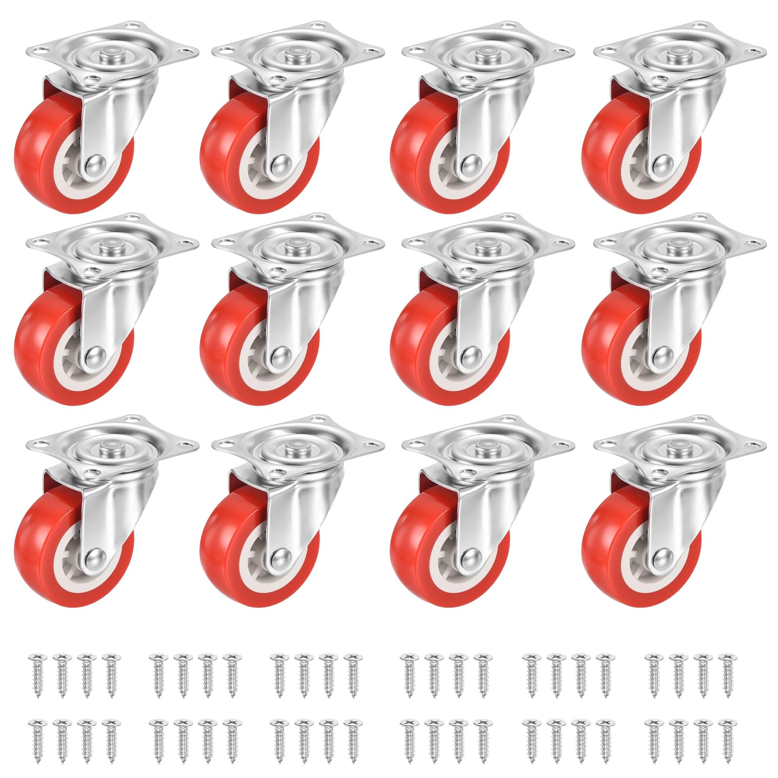 12 Pack Caster Wheels