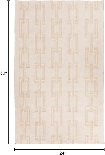 Miniatura 4 de Mark&amp;Day - Alfombras de área de 9 x 12 pulgadas, color verde olivo claro, alfombra verde y beige para sala de estar, dormitorio o cocina (9 x 13