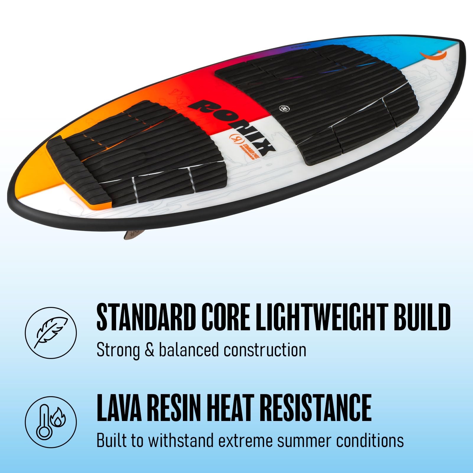 RONIX Standard Core Skimmer - Skyscape Blau/Rot 2025
