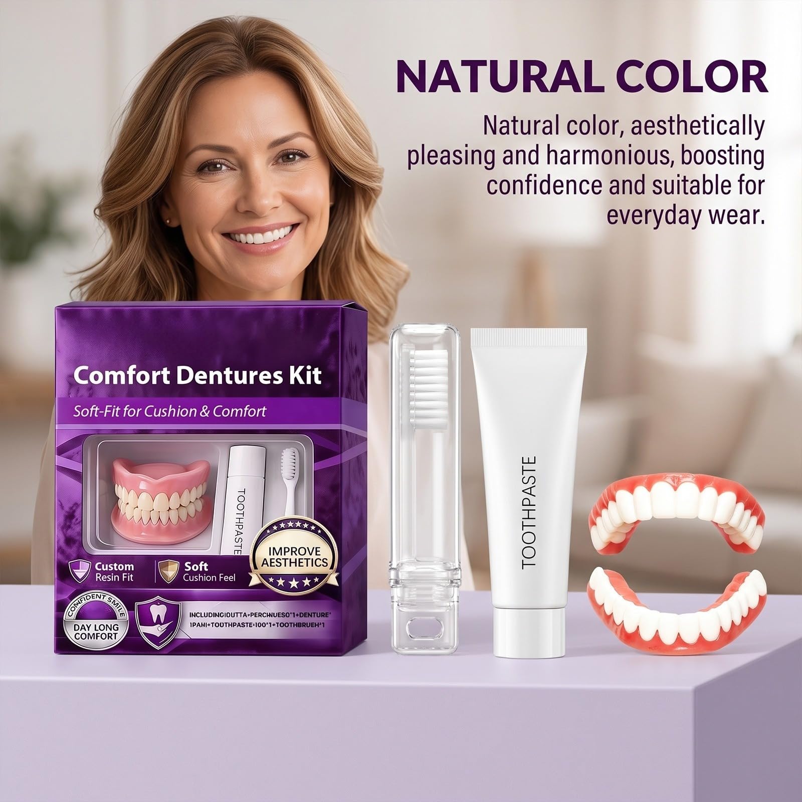 Dentier silicone，Prothèse amovible réaliste，Prothese dentaire silicone，dent