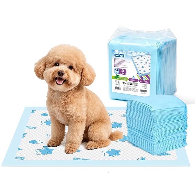 Nobleza Empapadores Perros Pañales 50pcs Desechables para Perros, 40 * 60cm