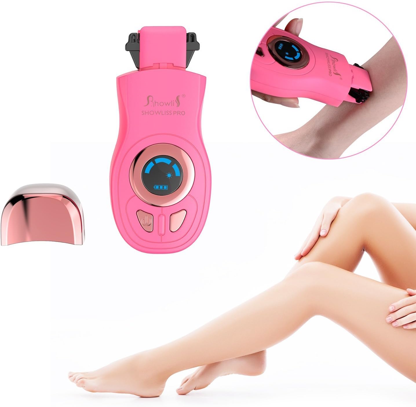 Hair Removal Machine, Hair Removal with Dual Thermal Fuse Heating System (Pink)