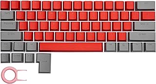 Tomuku Keycaps,61 PBT Keycaps Backlight for Cherry MX RGB Mechanical Keyboard 60% gaming keyboard,suit for GH60/Gk61/RK61 keyboard OME profile ANSI keycaps（KEYBOARD is Not for SALE）