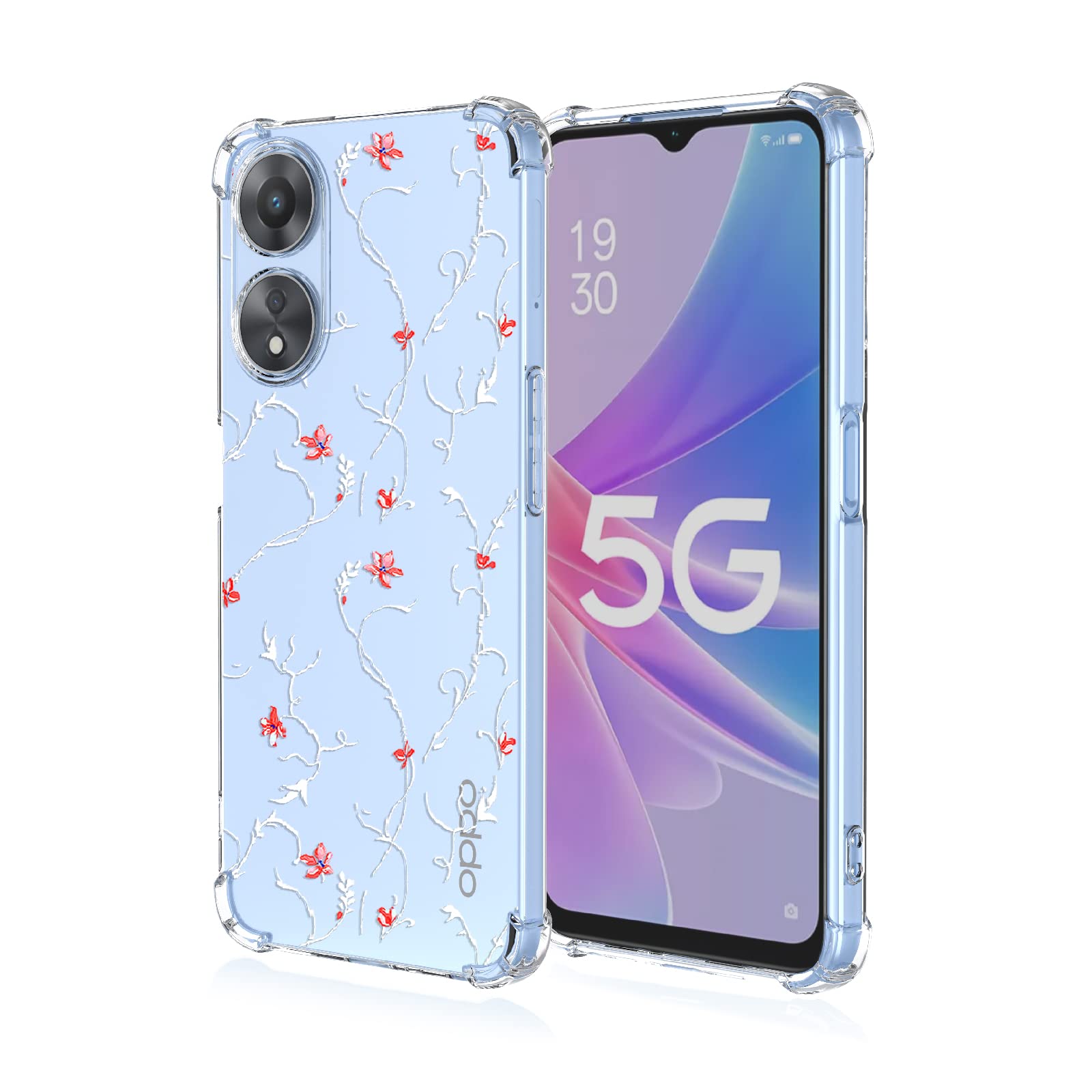 Cover Per Oppo A78 5G TREBAM – Custodia Ultra Sottile TPU Trasparente Antiurto E Antigraffio – WMA8