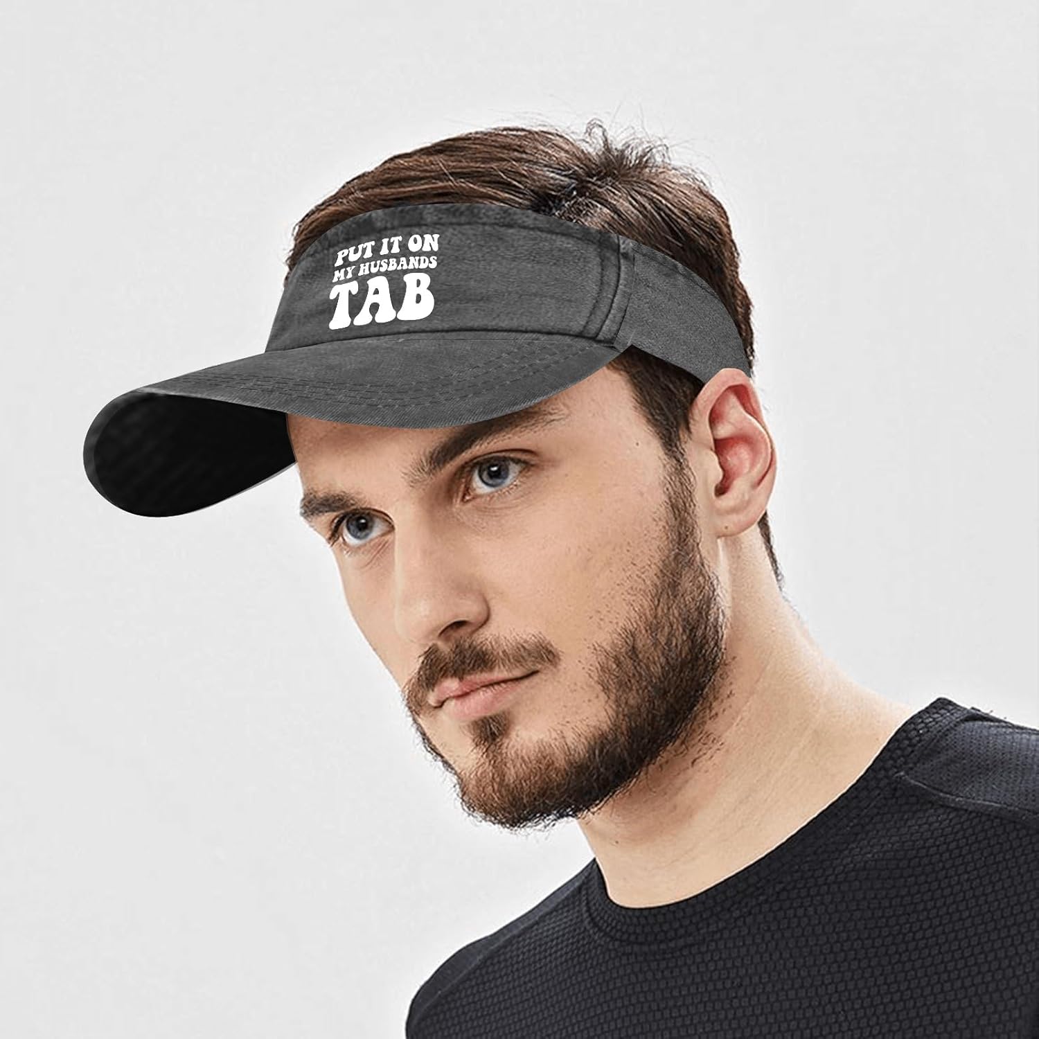 Put It On My Husbands Tab Caps Visors for Teens Sun Visor Funny Baseball Hat - Image 6