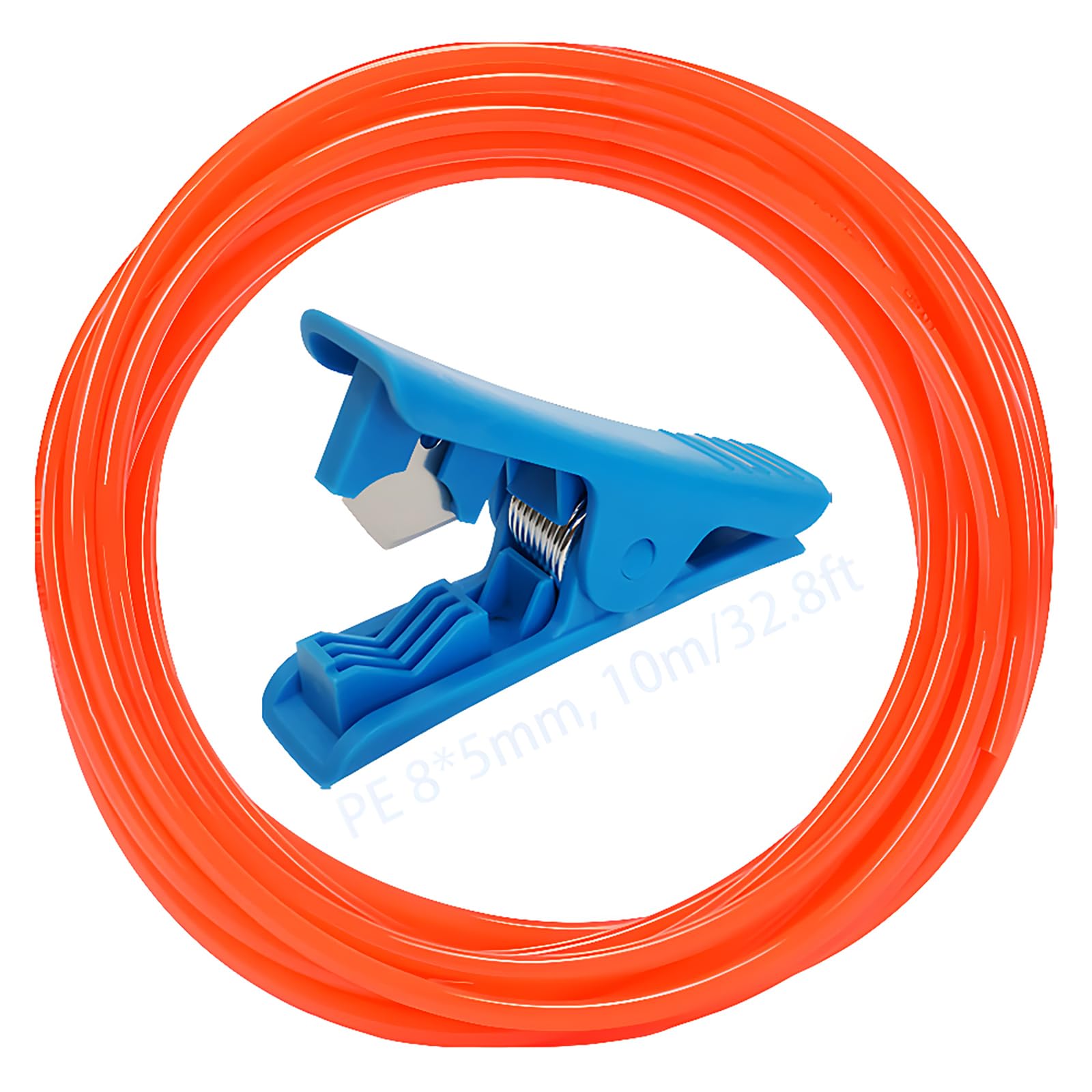 Amazon | CESFONJER 点滴灌漑チューブ 外径8mm x 内径5mm、灌漑用水