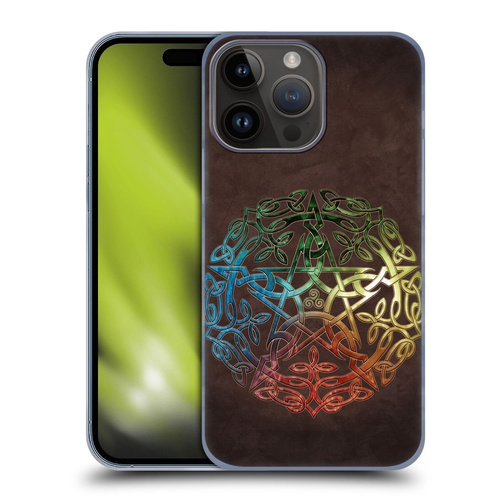 Head Case Designs Officially Licensed Brigid Ashwood Element Pentacle Sacred Symbols Hard Back Case Compatible with Apple iPhone 15 Pro Max